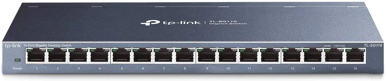 TP-Link TL-SG116 16-Port Gigabit Ethernet Network Switch