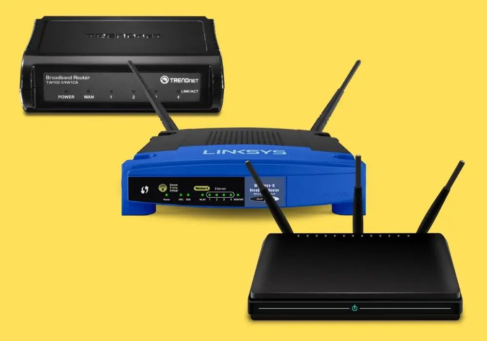 Various broadband Routers