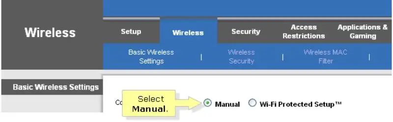 Step-by-Step Guide (Click Manual) - Image by Linksys